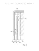 DEVICE FOR COVERING AN ACTUATING ELEMENT, EMERGENCY ACTUATING DEVICE, AND     A METHOD FOR SECURING A PANE diagram and image