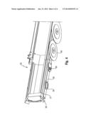 FRONT ATTACHMENT OPERATING INDEPENDENTLY OF ROWS FOR HARVESTING STALK CROP diagram and image