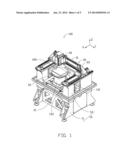 FEEDING DEVICE AND MACHINE TOOL USING THE SAME diagram and image