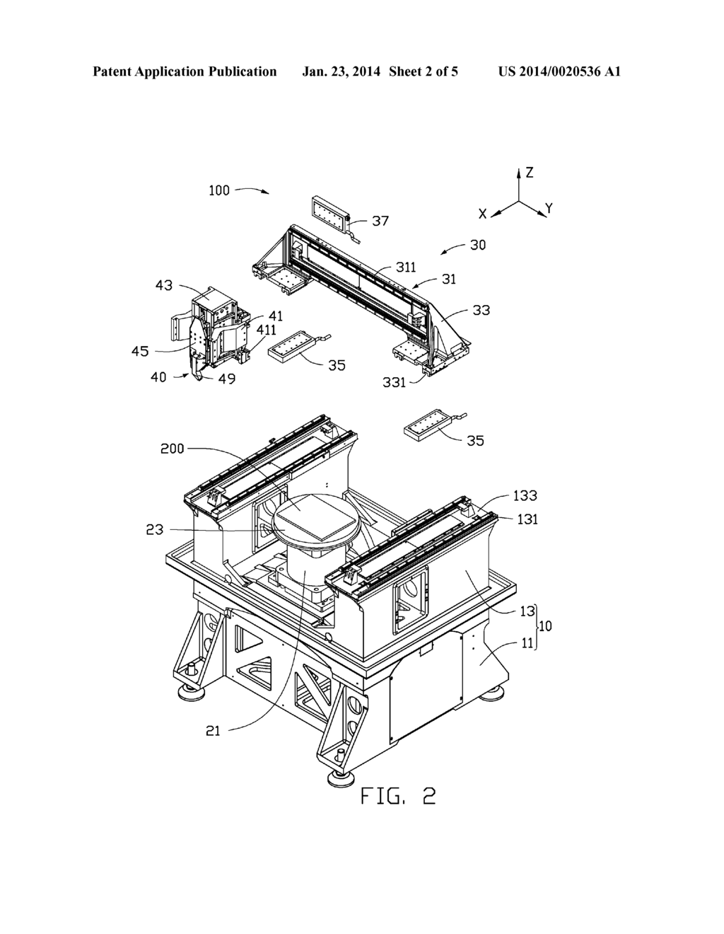 FEEDING DEVICE AND MACHINE TOOL USING THE SAME - diagram, schematic, and image 03