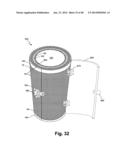 Segmented stackable filter assembly for filtering a gas and method of     manufacturing same diagram and image