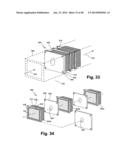 Segmented stackable filter assembly for filtering a gas and method of     manufacturing same diagram and image