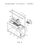 MACHINE FOR CUTTING OBJECT AND STICKING FILM diagram and image