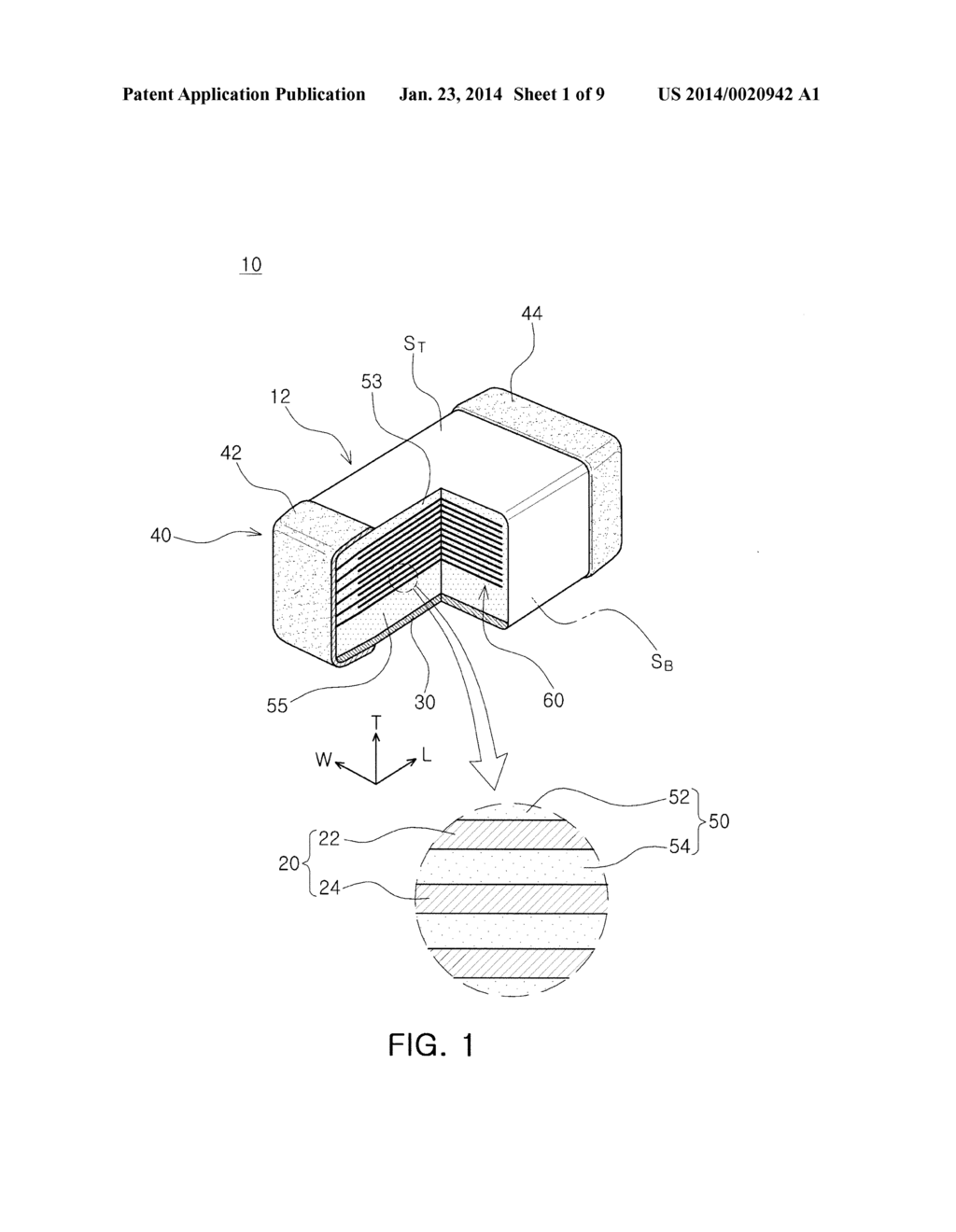 LAMINATED CHIP ELECTRONIC COMPONENT, BOARD FOR MOUNTING THE SAME, AND     PACKING UNIT THEREOF - diagram, schematic, and image 02