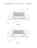 LAMINATED CHIP ELECTRONIC COMPONENT, BOARD FOR MOUNTING THE SAME, AND     PACKING UNIT THEREOF diagram and image