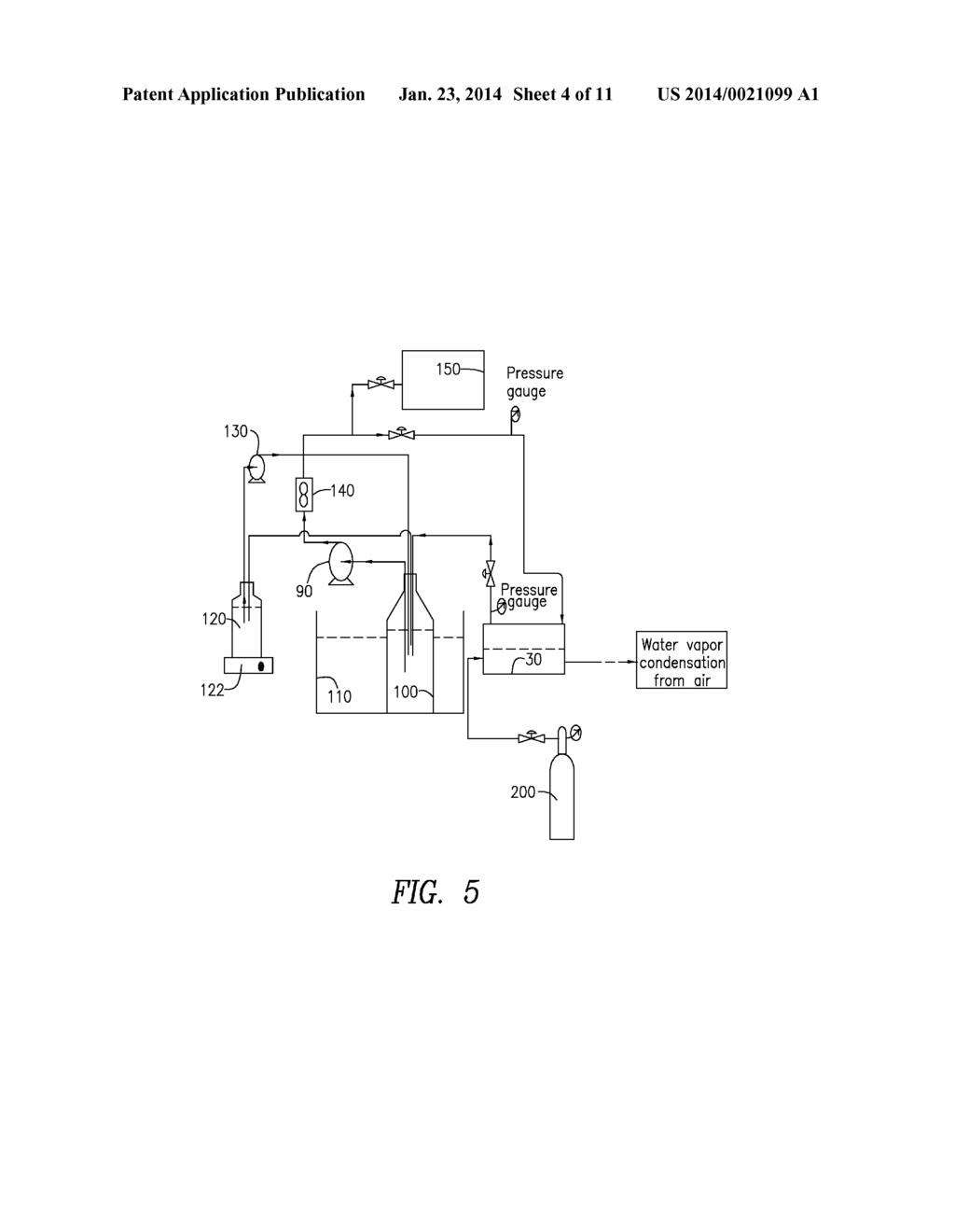 SYSTEM AND METHOD FOR CONTINUOUS REMOVAL OF WATER FROM OIL VIA MEMBRANE     SEPARATION - diagram, schematic, and image 05