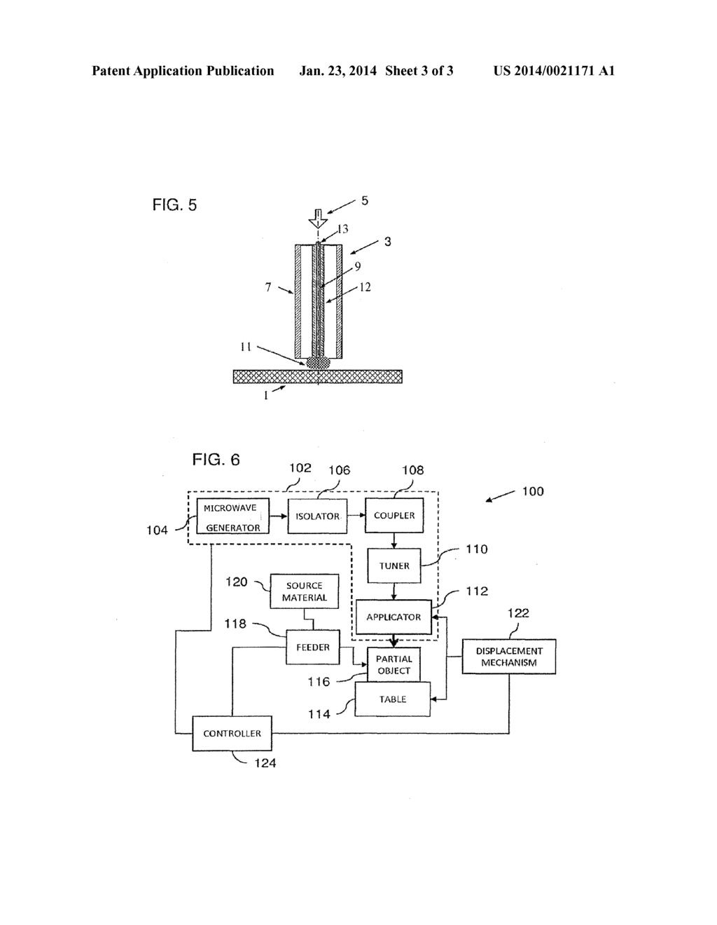 METHOD AND DEVICES FOR SOLID STRUCTURE FORMATION BY LOCALIZED MICROWAVES - diagram, schematic, and image 04