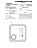 FOOD CONTAINER WITH CUP RECESS diagram and image