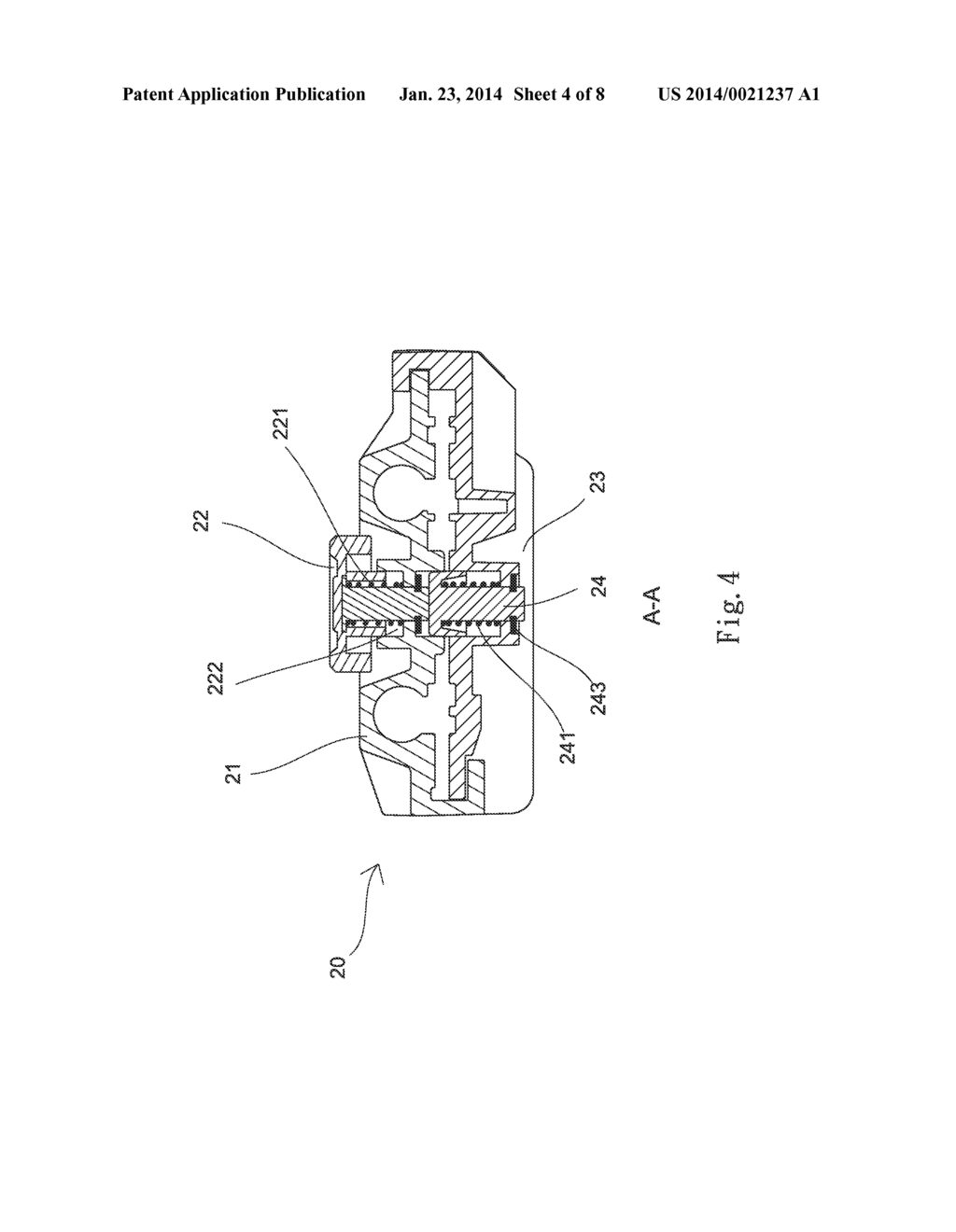 SPRING BIASED LOCK FOR MAGAZINE OF NAIL GUN - diagram, schematic, and image 05