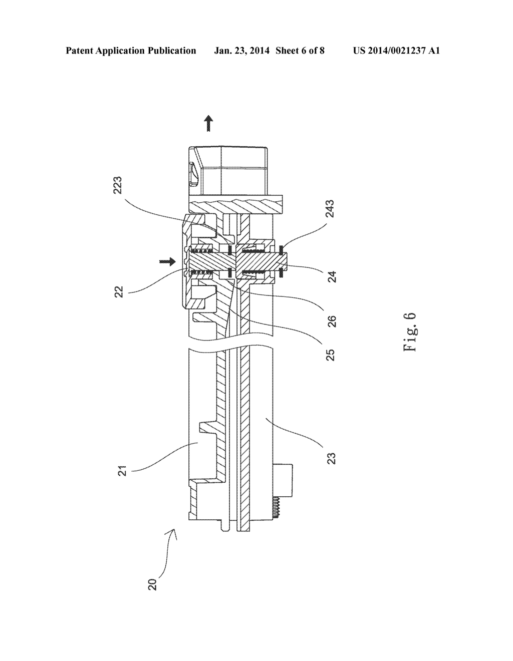 SPRING BIASED LOCK FOR MAGAZINE OF NAIL GUN - diagram, schematic, and image 07