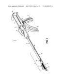 Multi-Fire Surgical Stapling Apparatus Including Safety Lockout and Visual     Indicator diagram and image