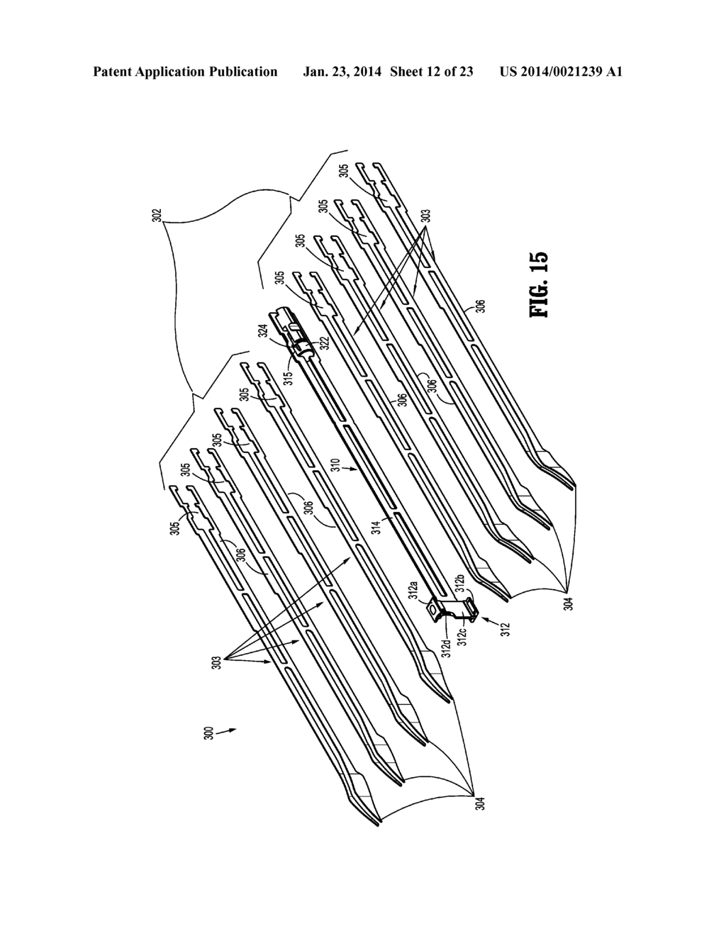 Multi-Fire Surgical Stapling Apparatus Including Safety Lockout and Visual     Indicator - diagram, schematic, and image 13