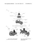 TWO-STUD DIAPHRAGM FOR DIAPHRAGM VALVES diagram and image