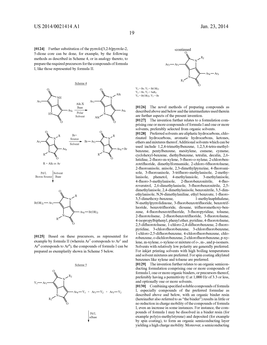 Pyrrolo[3,2-b]pyrrole-2,5-diones and their Use as Organic Semiconductors - diagram, schematic, and image 20