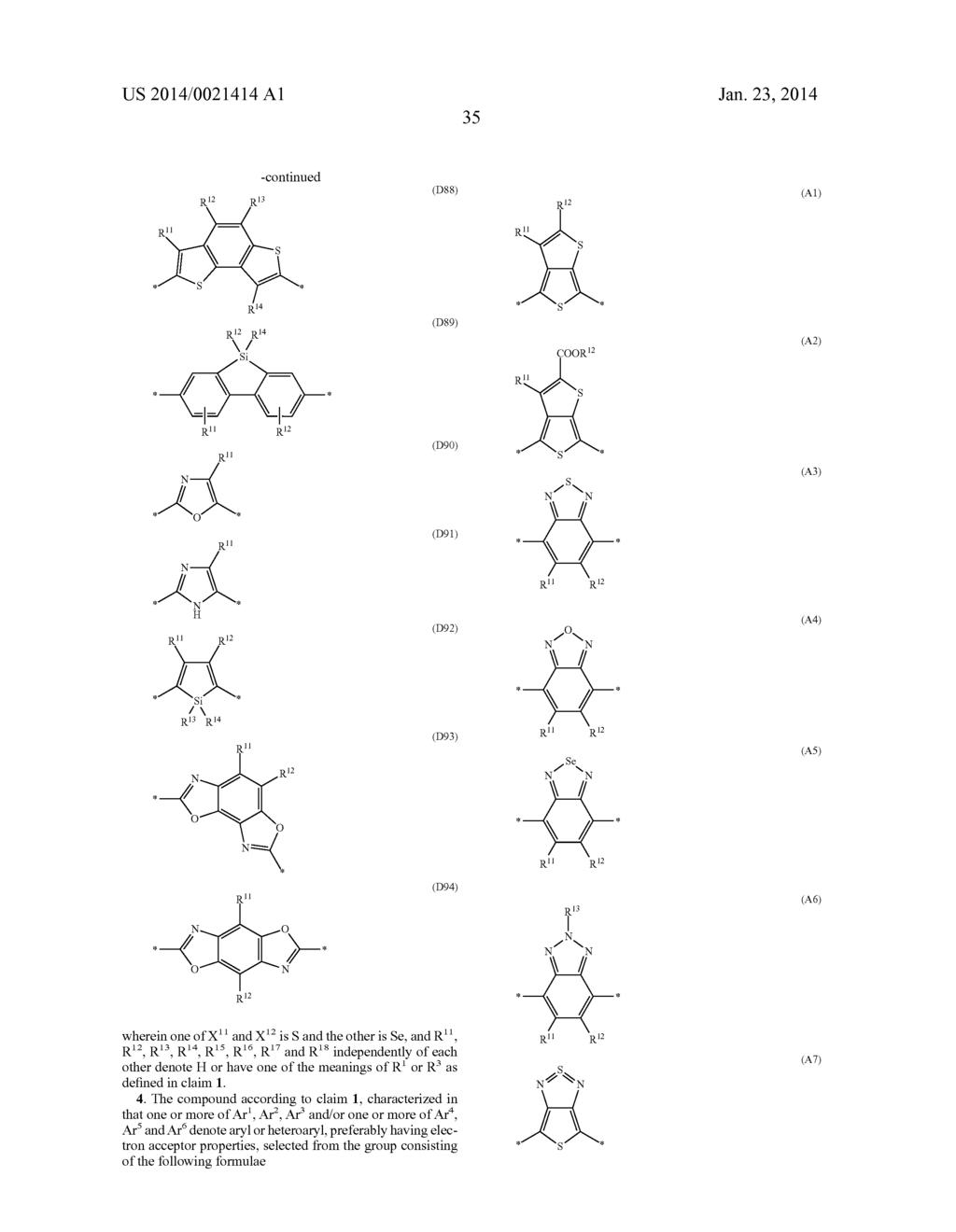 Pyrrolo[3,2-b]pyrrole-2,5-diones and their Use as Organic Semiconductors - diagram, schematic, and image 36