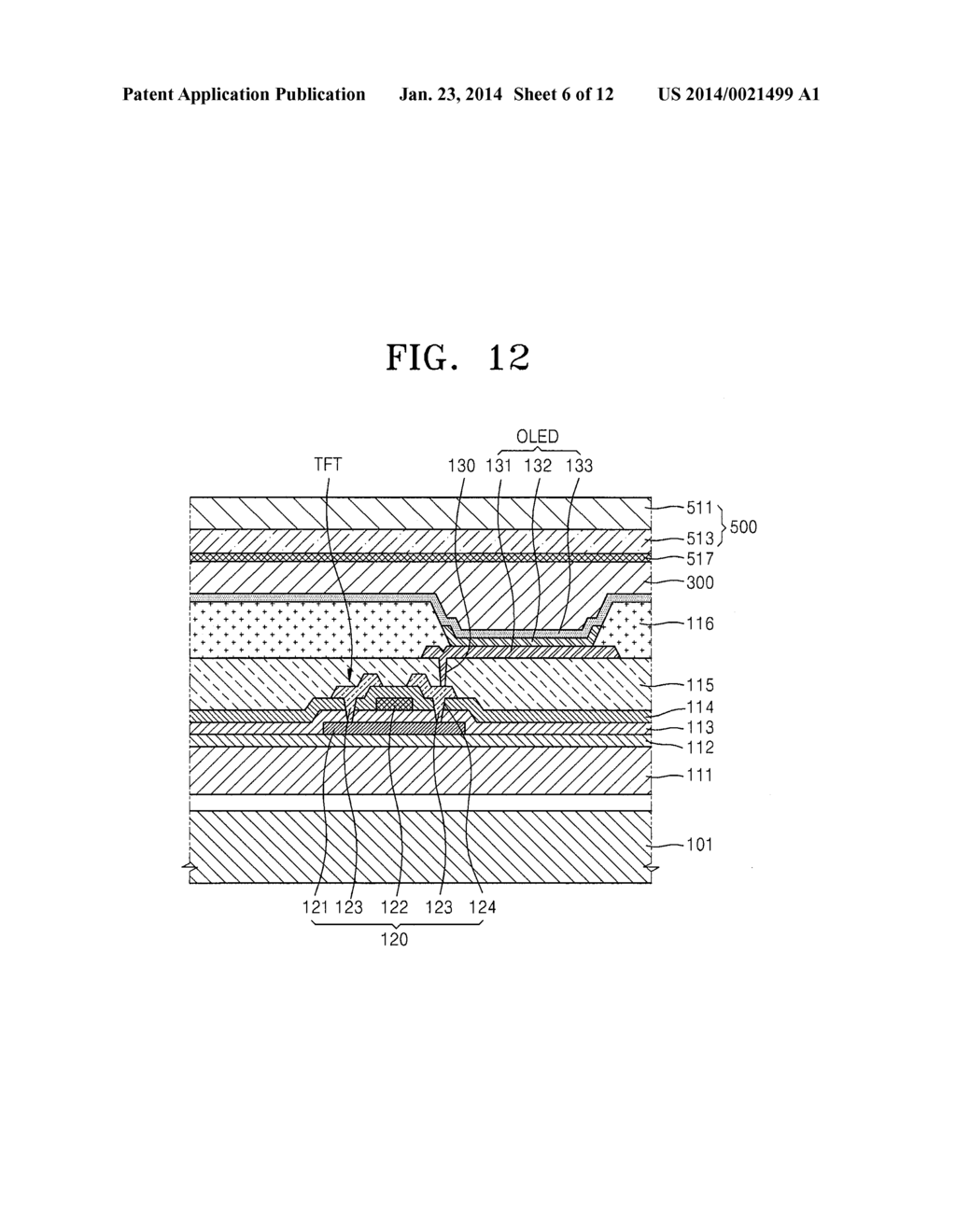 FLEXIBLE DISPLAY APPARATUS AND METHOD OF FABRICATING THE SAME - diagram, schematic, and image 07