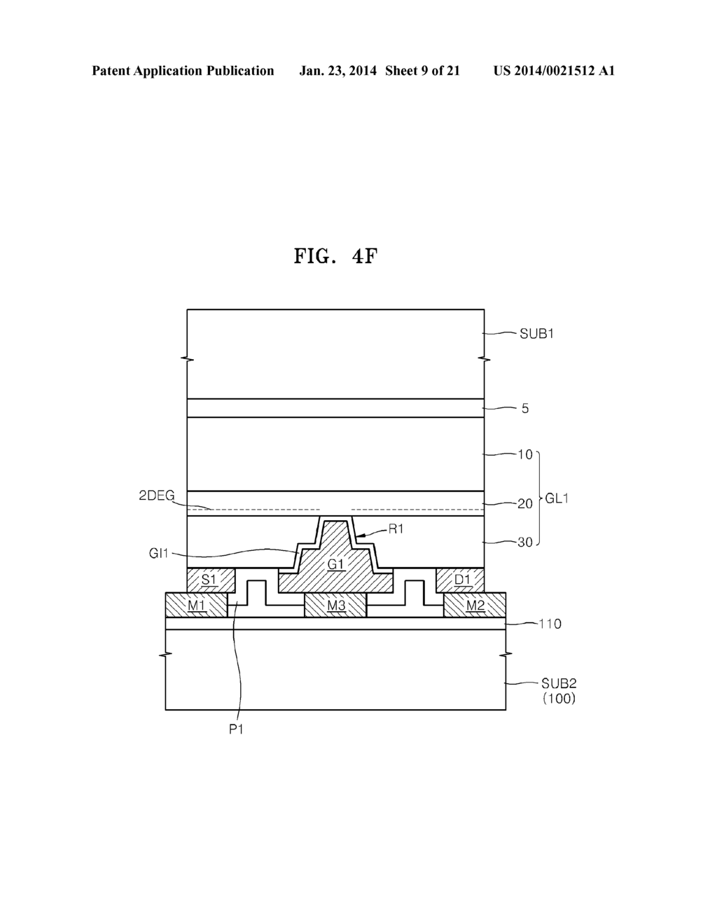 METHODS OF MANUFACTURING THE GALLIUM NITRIDE BASED SEMICONDUCTOR DEVICES - diagram, schematic, and image 10