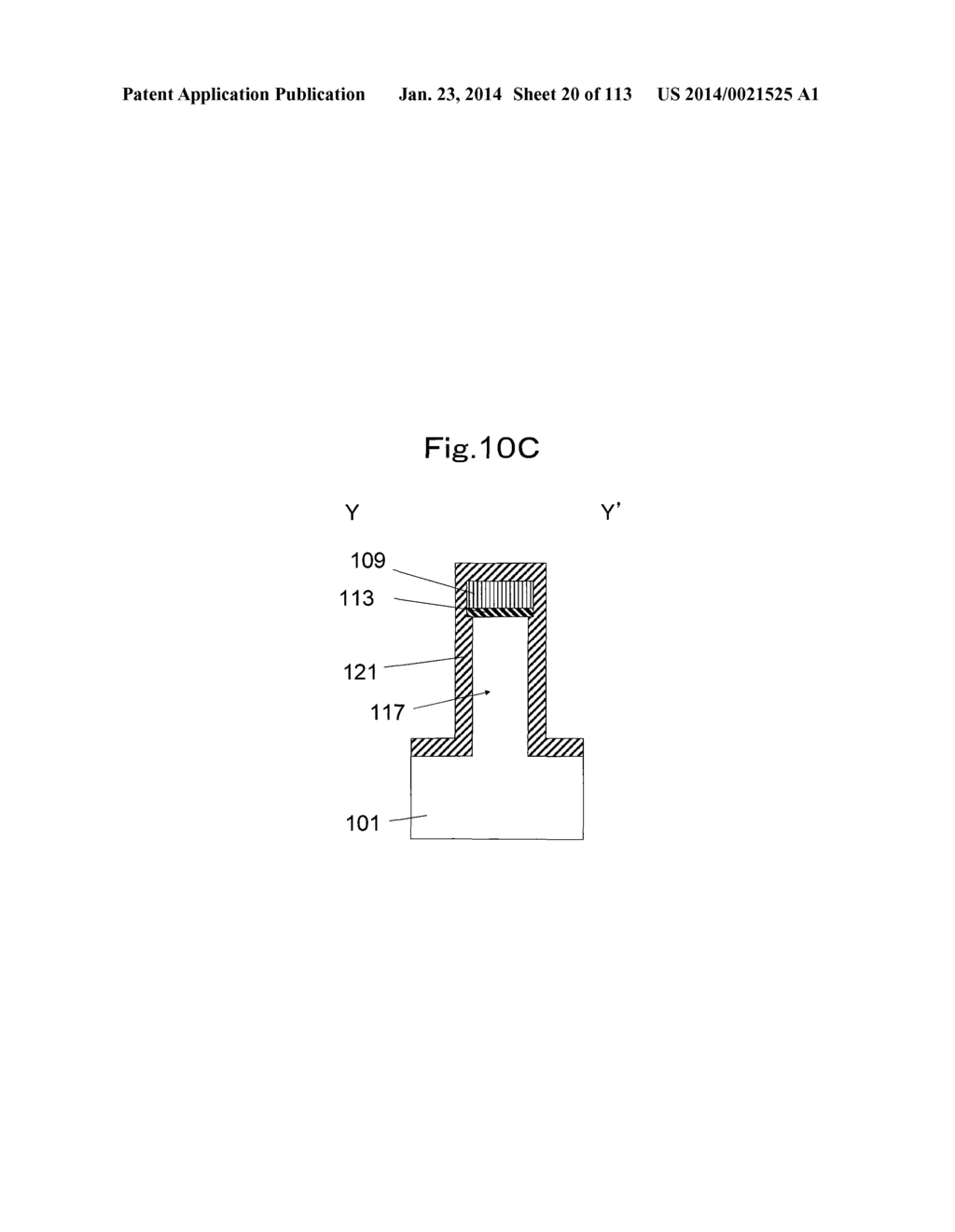 NONVOLATILE SEMICONDUCTOR MEMORY TRANSISTOR, NONVOLATILE SEMICONDUCTOR     MEMORY, AND METHOD FOR MANUFACTURING NONVOLATILE SEMICONDUCTOR MEMORY - diagram, schematic, and image 21