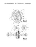 AXLE ASSEMBLY FOR A MOTORCYCLE ASSEMBLY HAVING A PAIR OF DRIVEN WHEELS diagram and image