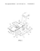 Push Cart with Expandable Load-Carrying Area diagram and image