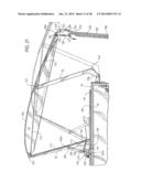 RETRACTABLE AIR DEFLECTION APPARATUS FOR REDUCTION OF VEHICULAR AIR DRAG diagram and image