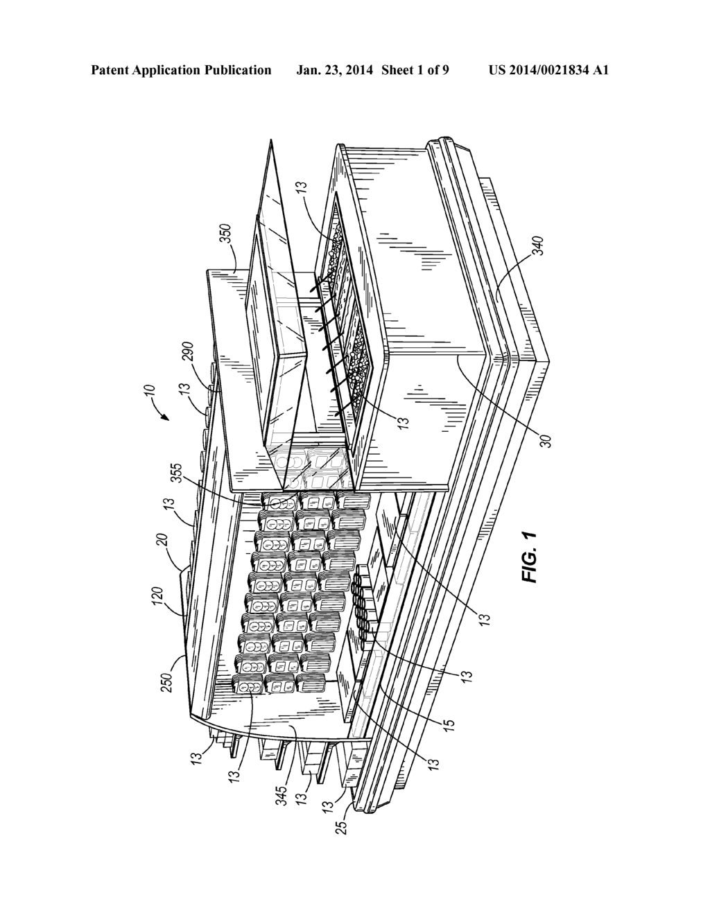 MODULAR ISLAND MERCHANDISER - diagram, schematic, and image 02