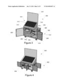 JOBSITE STORAGE CABINET FOR HOUSING ELECTRONIC EQUIPMENT diagram and image