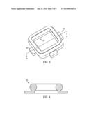 ELECTRONIC DEVICE WITH MULTI-PURPOSE COMPONENT CIRCUMSCRIBING AN     ELECTRONIC COMPONENT THEREOF diagram and image