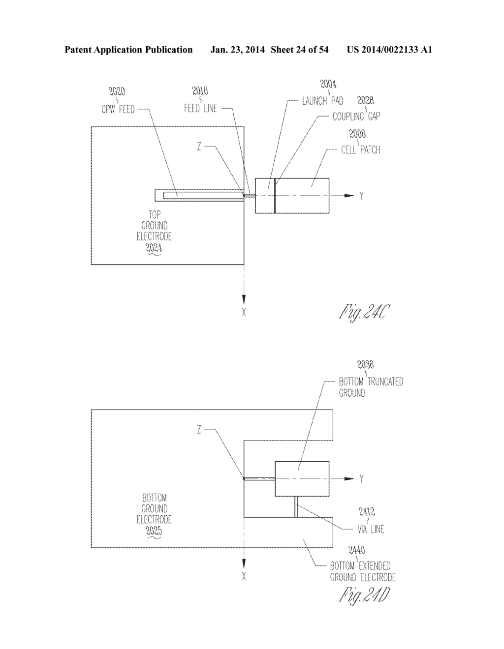 SINGLE-LAYER METALIZATION AND VIA-LESS METAMATERIAL STRUCTURES - diagram, schematic, and image 25