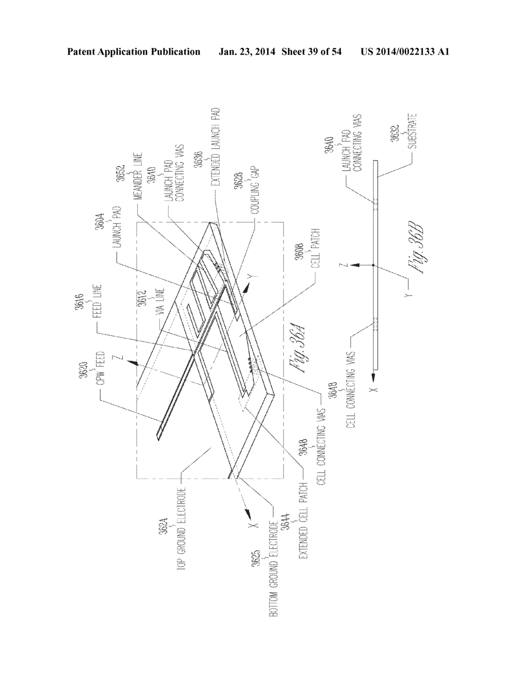 SINGLE-LAYER METALIZATION AND VIA-LESS METAMATERIAL STRUCTURES - diagram, schematic, and image 40