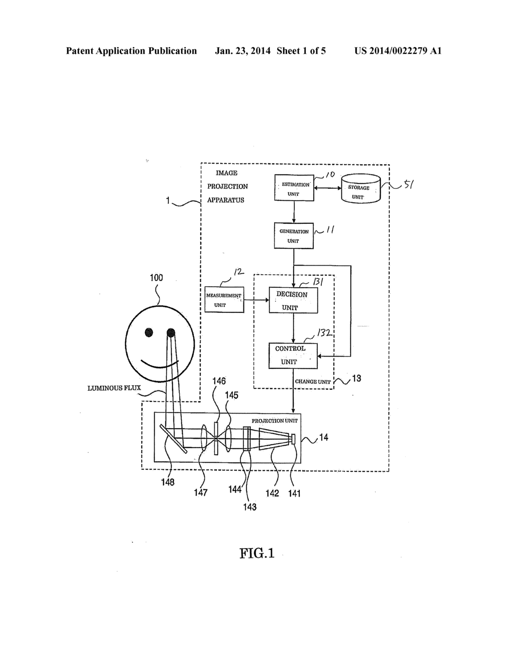 APPARATUS AND A METHOD FOR PROJECTING AN IMAGE - diagram, schematic, and image 02