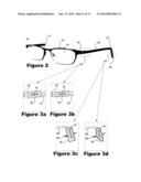 Quick Draw and Quick Stow Magnetic Eyeglass Holder diagram and image