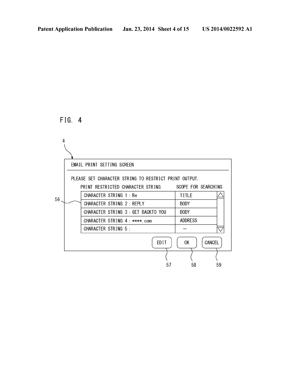 PRINT CONTROL DEVICE, EMAIL TRANSMISSION DEVICE, PRINT CONTROLLING METHOD     AND NON-TRANSITORY COMPUTER READABLE RECORDING MEDIUM - diagram, schematic, and image 05