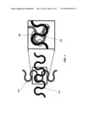 STRAIN RELIEF STRUCTURES FOR STRETACHBLE INTERCONNECTS diagram and image