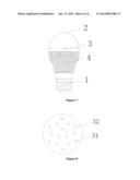 Novel LED Light Bulb diagram and image