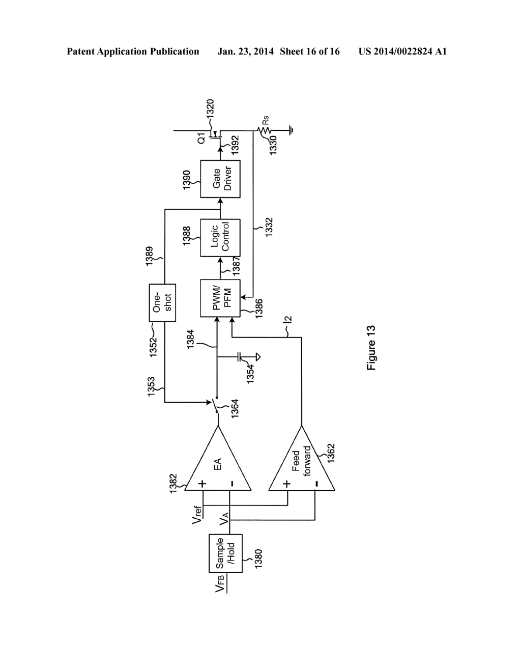 SYSTEMS AND METHODS OF PRIMARY-SIDE SENSING AND REGULATION FOR FLYBACK     POWER CONVERTER WITH HIGH STABILITY - diagram, schematic, and image 17