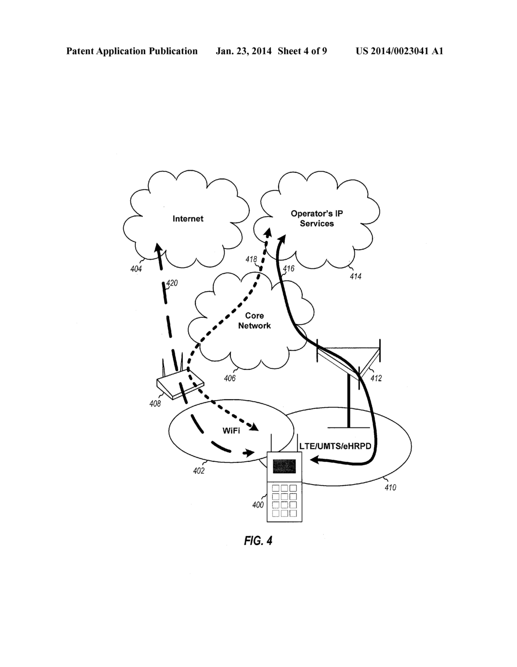 SYSTEMS AND METHODS SUPPORTING WLAN-WWAN MOBILITY IN DEVICES - diagram, schematic, and image 05