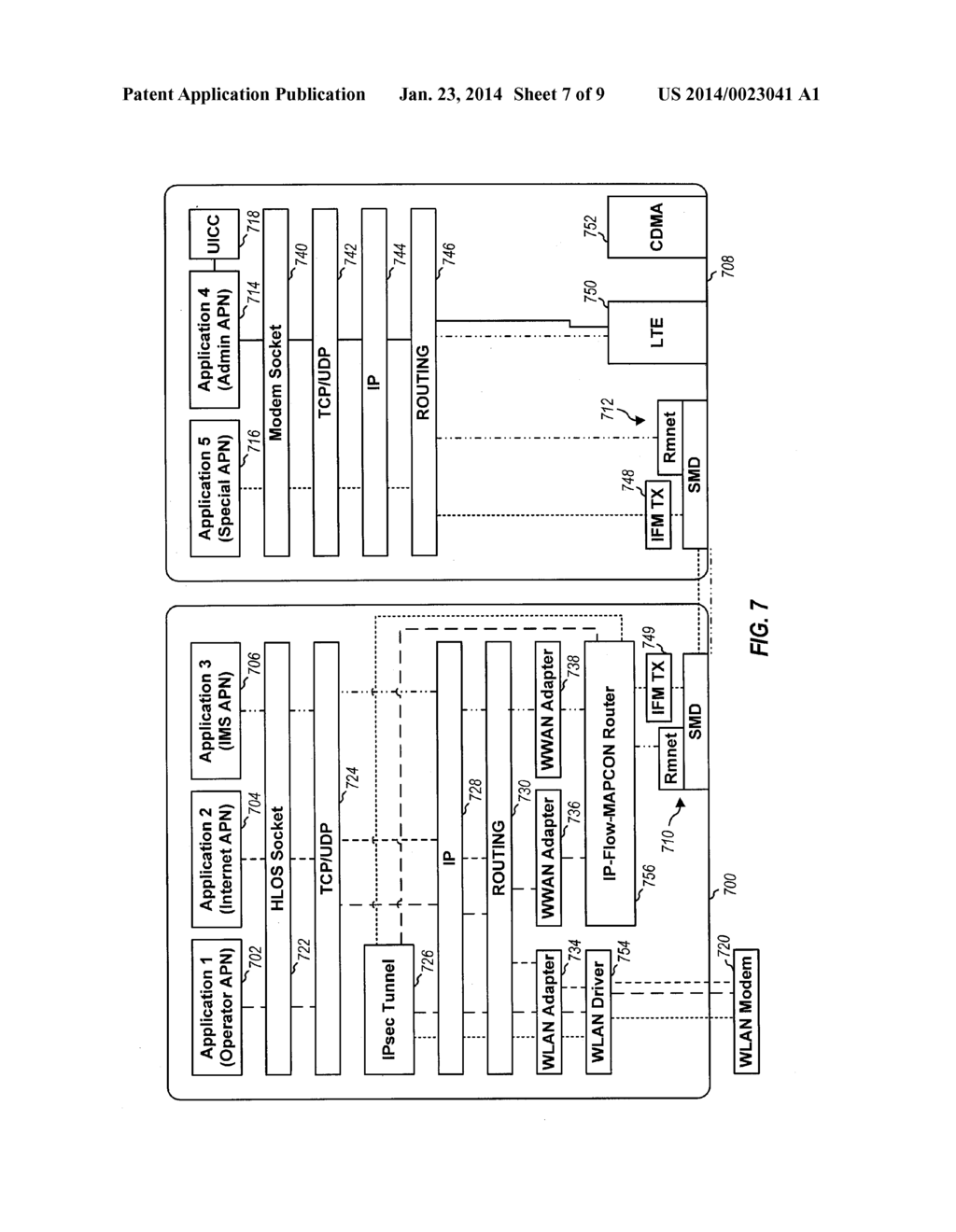 SYSTEMS AND METHODS SUPPORTING WLAN-WWAN MOBILITY IN DEVICES - diagram, schematic, and image 08