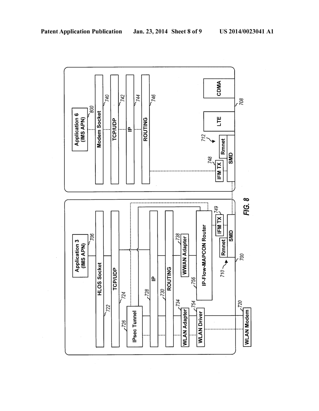 SYSTEMS AND METHODS SUPPORTING WLAN-WWAN MOBILITY IN DEVICES - diagram, schematic, and image 09