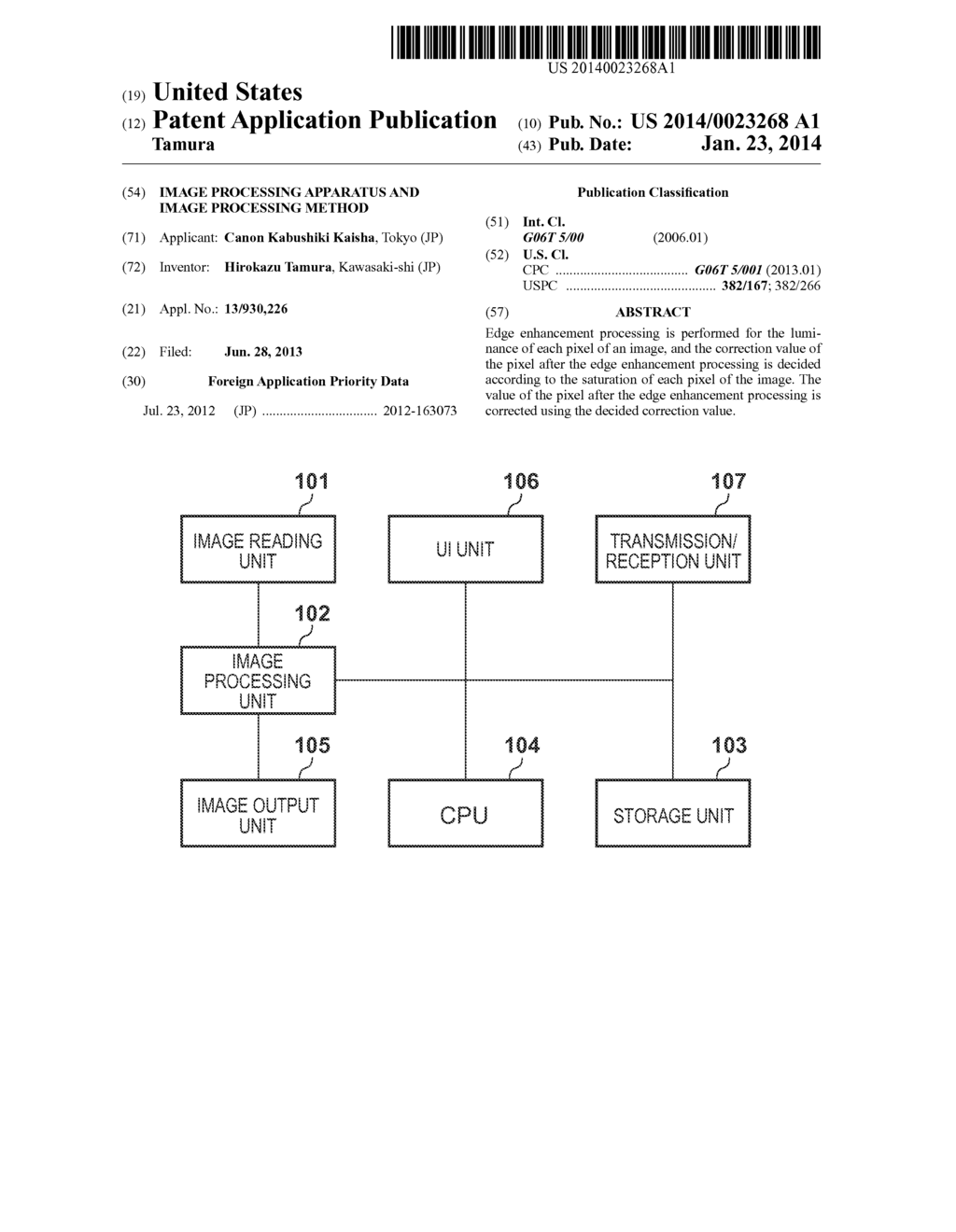 IMAGE PROCESSING APPARATUS AND IMAGE PROCESSING METHOD - diagram, schematic, and image 01