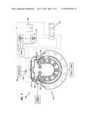 COMBINED MOTOR AND BRAKE WITH ROTATING BRAKE-RELEASE PISTON diagram and image