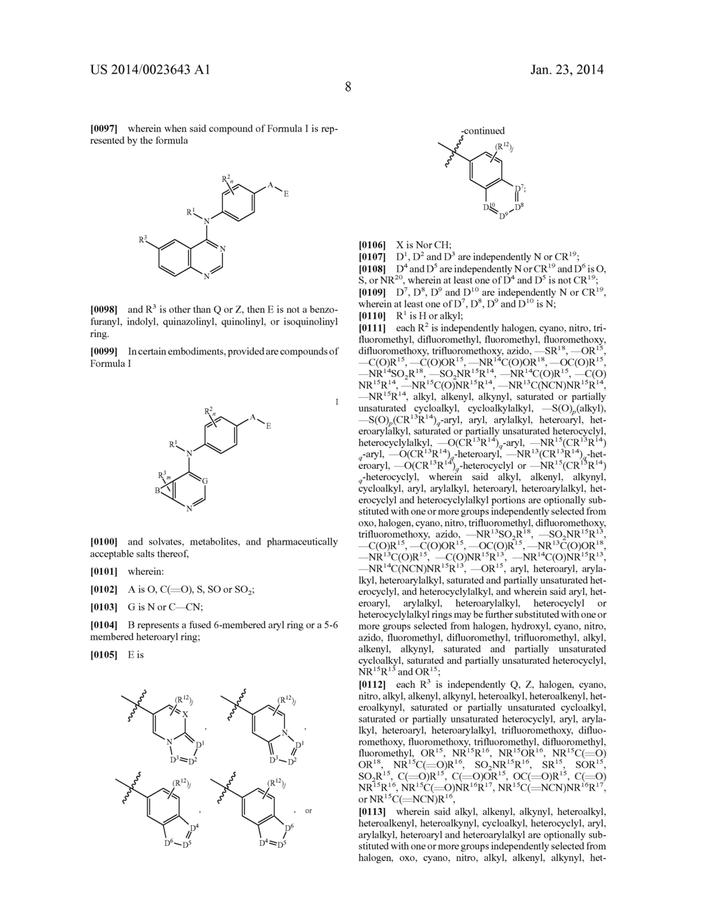 N4-PHENYL-QUINAZOLINE-4-AMINE DERIVATIVES AND RELATED COMPOUNDS AS ERBB     TYPE I RECEPTOR TYROSINE KINASE INHIBITORS FOR THE TREATMENT OF     HYPERPROLIFERATIVE DISEASES - diagram, schematic, and image 09