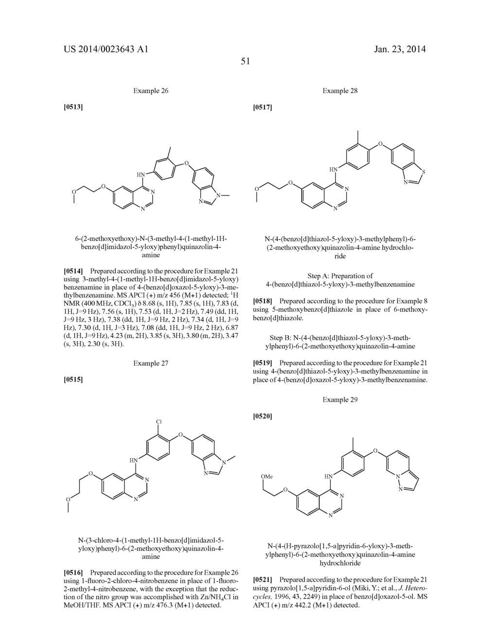 N4-PHENYL-QUINAZOLINE-4-AMINE DERIVATIVES AND RELATED COMPOUNDS AS ERBB     TYPE I RECEPTOR TYROSINE KINASE INHIBITORS FOR THE TREATMENT OF     HYPERPROLIFERATIVE DISEASES - diagram, schematic, and image 52