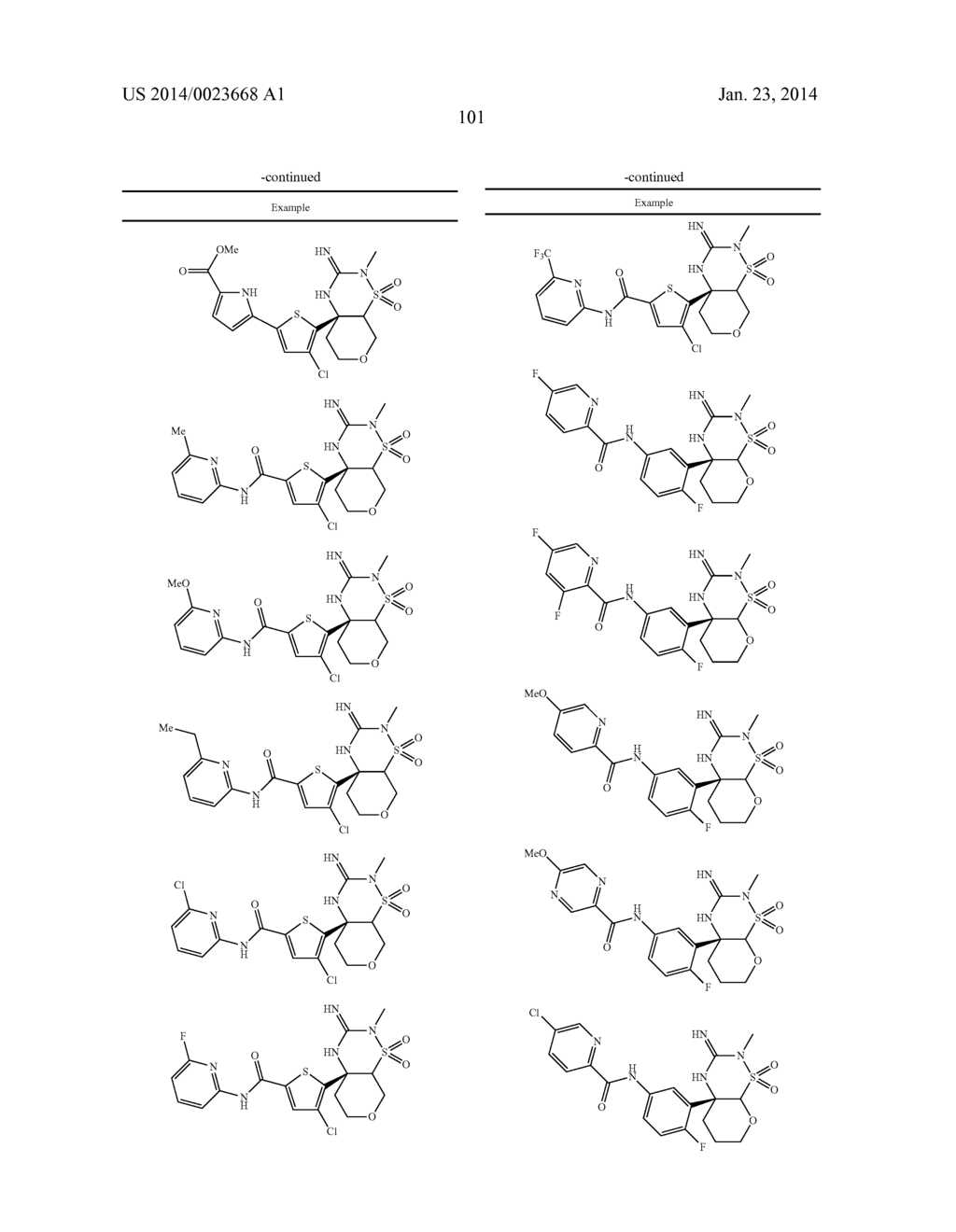 C5-C6 OXACYCLIC-FUSED THIADIAZINE DIOXIDE COMPOUNDS AS BACE INHIBITORS,     COMPOSITIONS, AND THEIR USE - diagram, schematic, and image 102