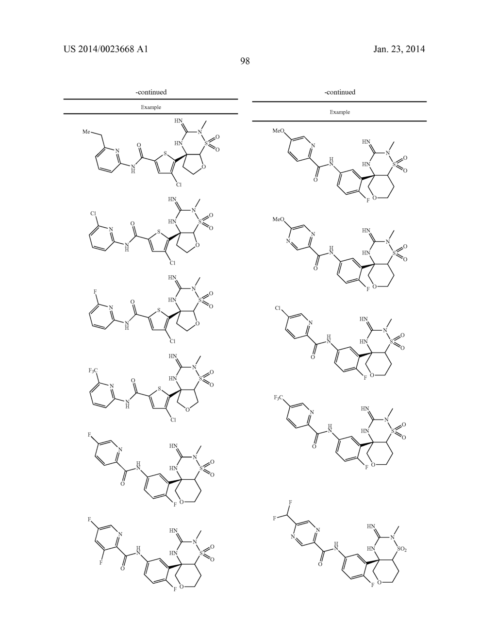 C5-C6 OXACYCLIC-FUSED THIADIAZINE DIOXIDE COMPOUNDS AS BACE INHIBITORS,     COMPOSITIONS, AND THEIR USE - diagram, schematic, and image 99