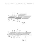 METHOD FOR PRODUCING PRETINNED CONNECTORS FOR PV CELLS AND METAL FOIL WITH     A CORRUGATED STRUCTURE RUNNING IN ONE DIRECTION diagram and image