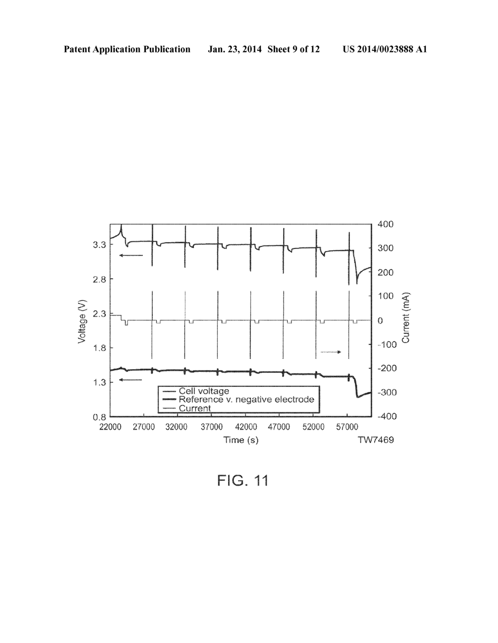 LITHIUM RECHARGABLE CELL WITH REFERENCE ELECTRODE FOR STATE OF HEALTH     MONITORING - diagram, schematic, and image 10