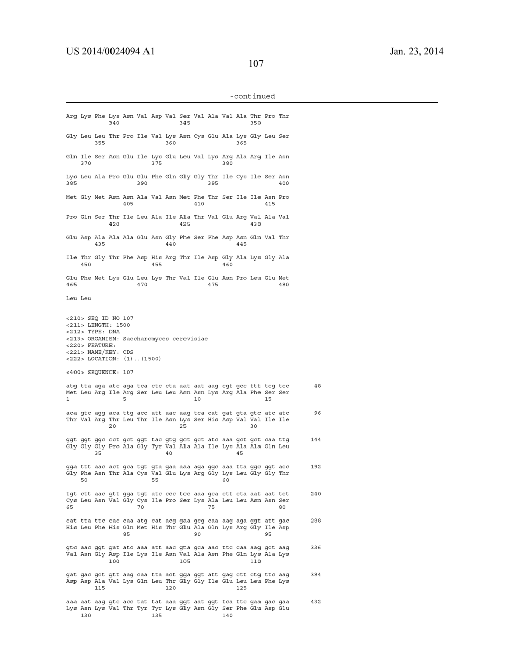 INCREASED PRODUCTION OF ISOBUTANOL IN YEAST WITH REDUCED MITOCHONDRIAL     AMINO ACID BIOSYNTHESIS - diagram, schematic, and image 109