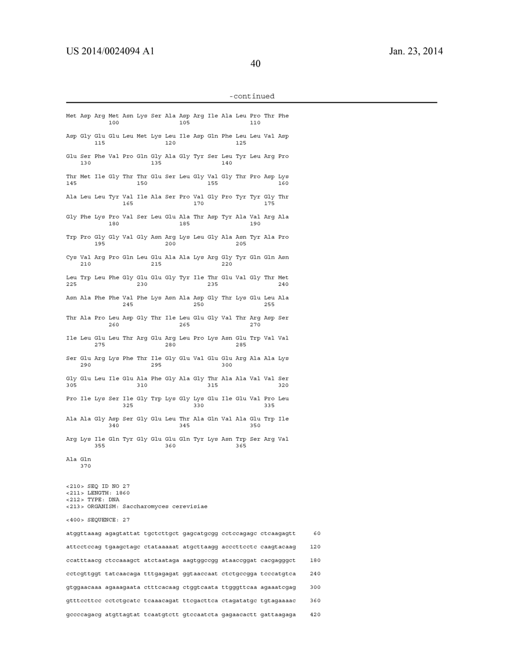 INCREASED PRODUCTION OF ISOBUTANOL IN YEAST WITH REDUCED MITOCHONDRIAL     AMINO ACID BIOSYNTHESIS - diagram, schematic, and image 42