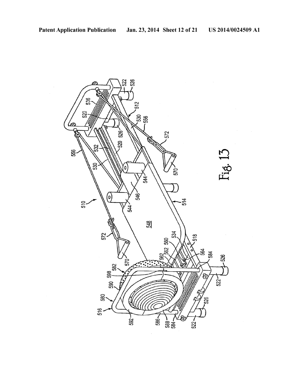 EXERCISE APPARATUS WITH RESILIENT FOOT SUPPORT - diagram, schematic, and image 13